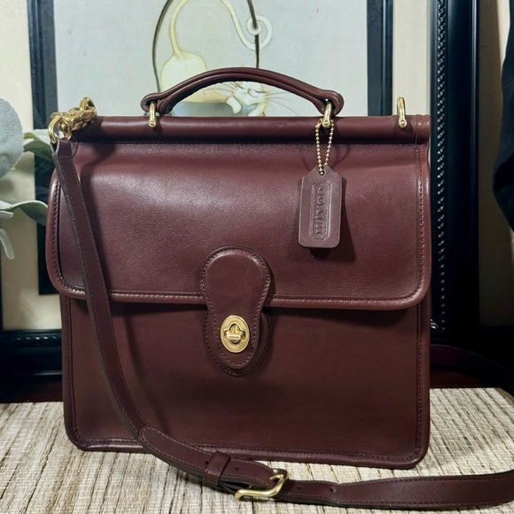 ❤️SOLD❤️Vintage Coach Mahogany Willis Bag 9927 Pristine - Picture 2 of 12